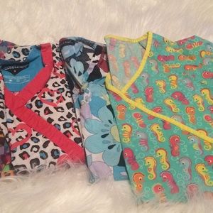 Scrub tops